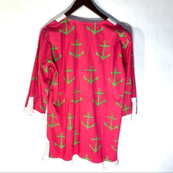 2/$35 Top It Off Cotton Nautical Print Dress or Tunic - Picture 5 of 7